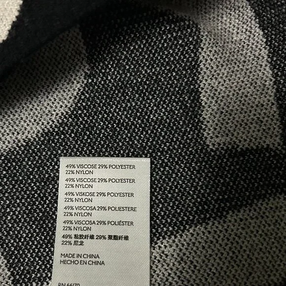 Maeve by Anthropologie Je t'aime Knit Pencil Skirt - Black & White - US S - NWOT - Picture 7 of 7